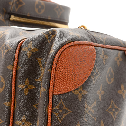 Louis Vuitton X NBA Monogram Grain Cowhide Ball Keepall Trio Pocket Bag 13 of 20
