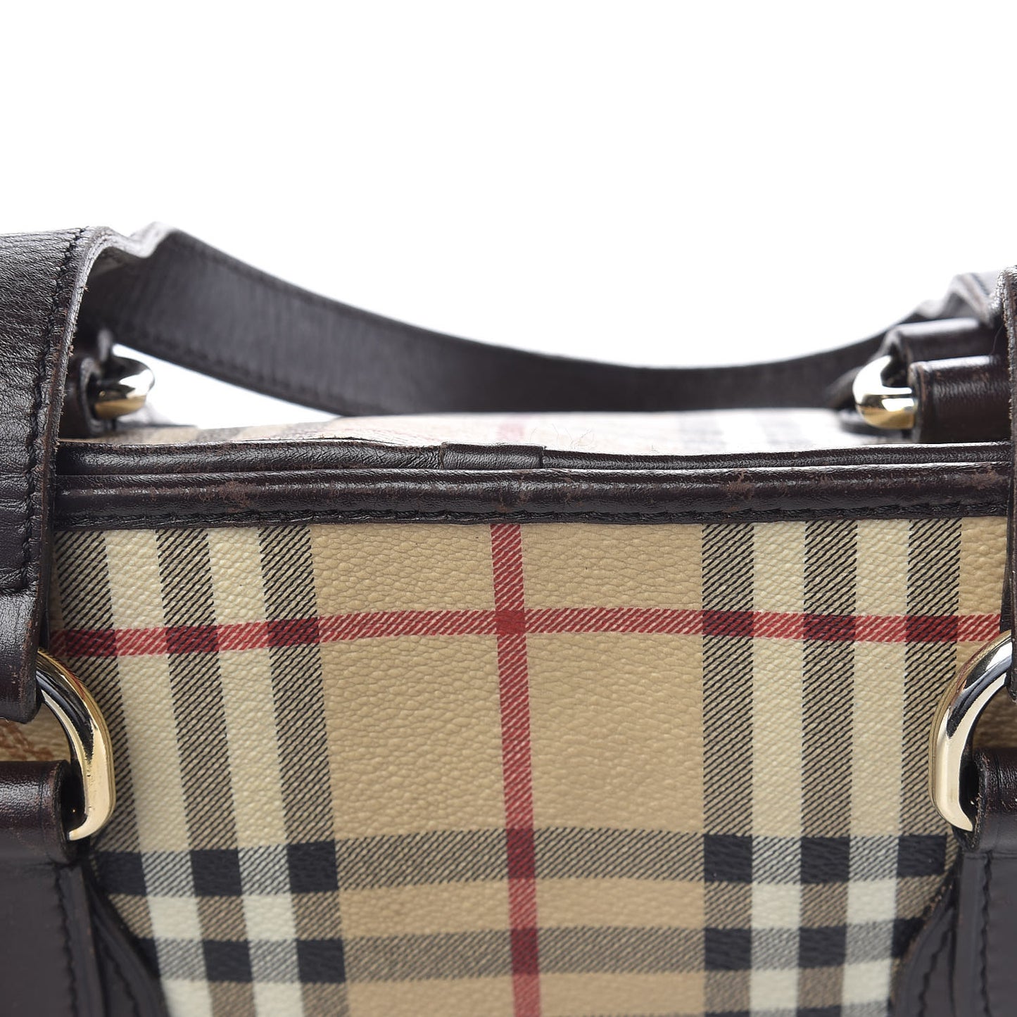 Haymarket Check Medium Regent Tote Chocolate
