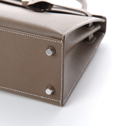 Hermes Epsom Kelly Sellier 25 Etoupe 9 of 9