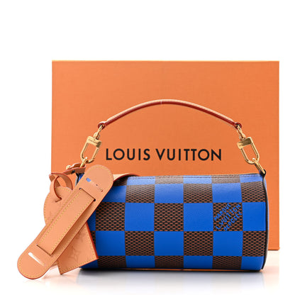 Louis Vuitton Damier Pop Soft Polochon PM Blue 10 of 10