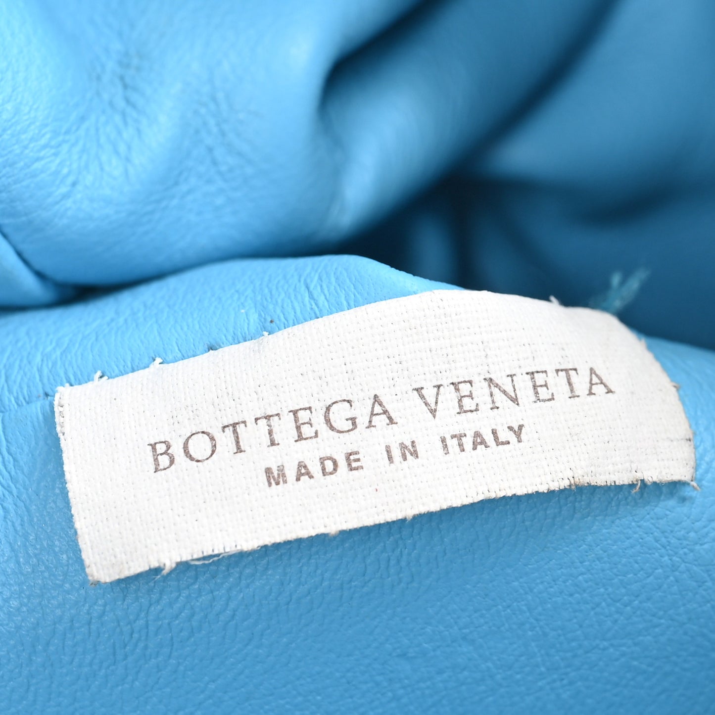 Smooth Butter Calf The Pouch Oversized Clutch Sky Blue