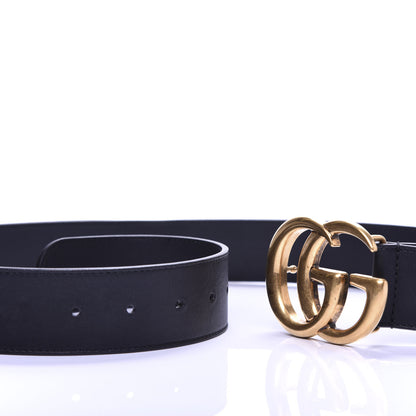 Gucci Calfskin Double G 40mm Belt 85 34 Black 4 of 5