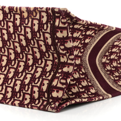 Christian Dior Oblique Large Book Tote Burgundy Multicolor 8 of 19