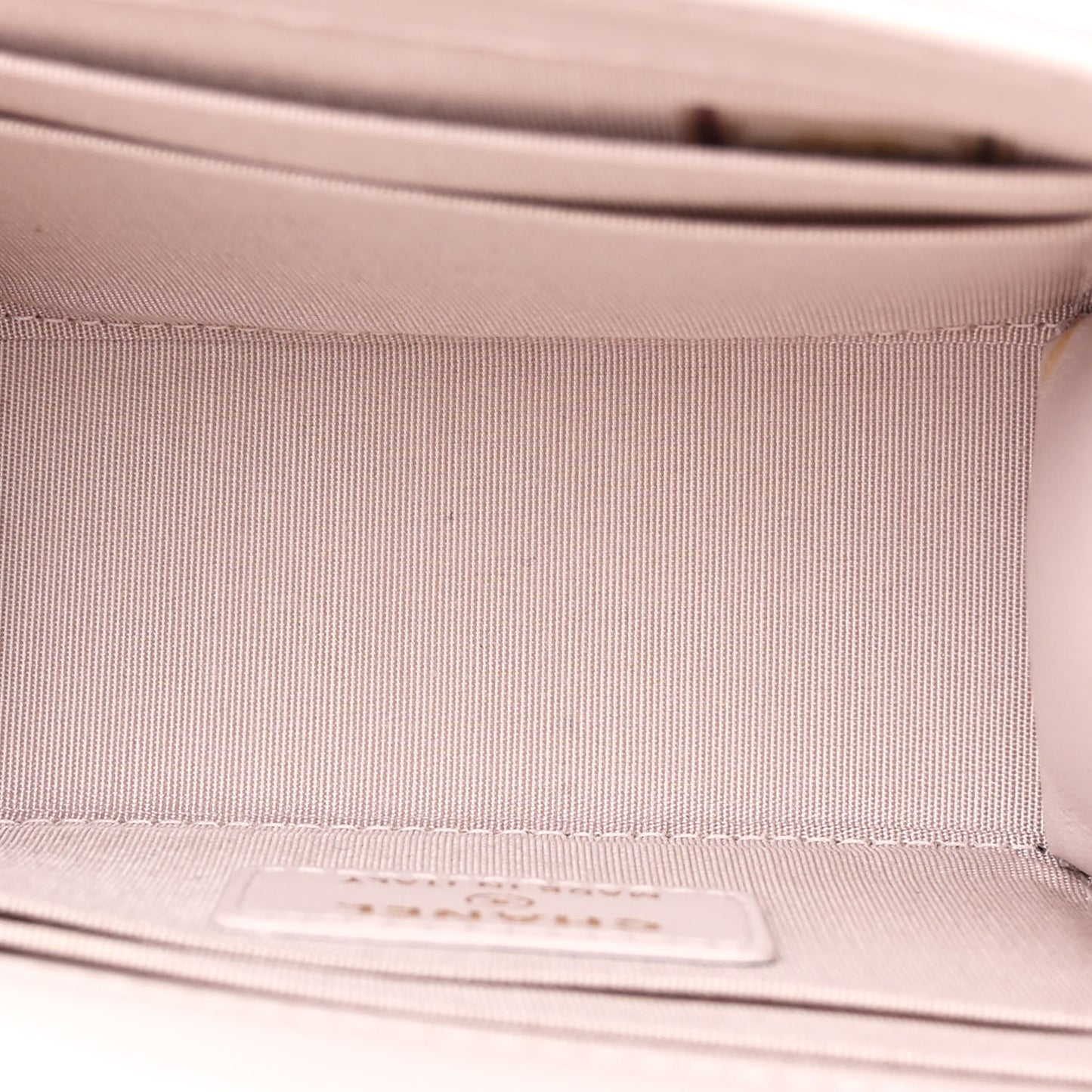 Lambskin Quilted Mini Trendy CC Clutch With Chain Lilac