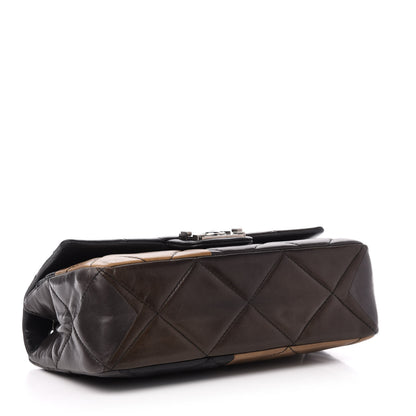 Chanel Lambskin Quilted Patchwork Boy Flap Brown 4 of 11