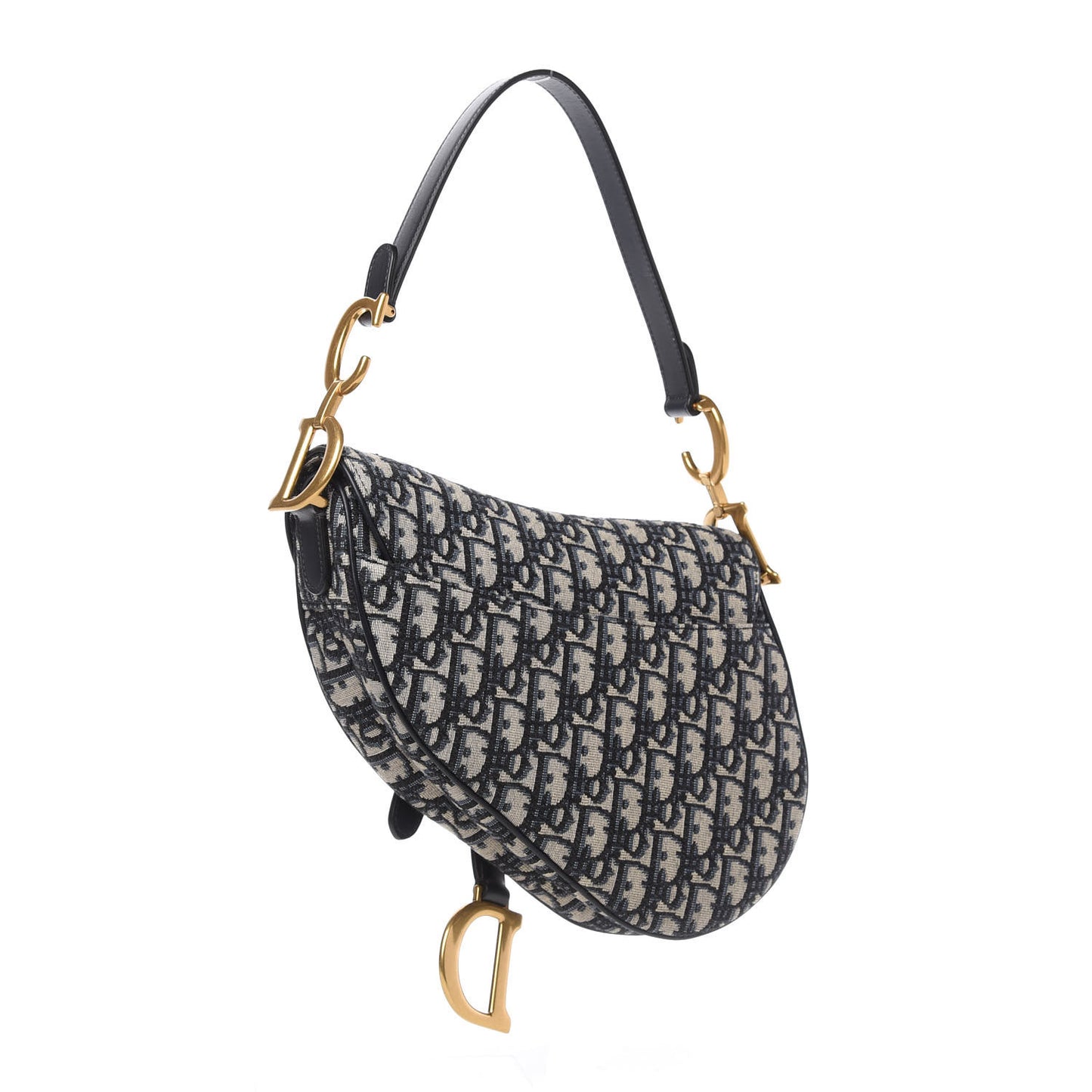 Oblique Saddle Bag Blue