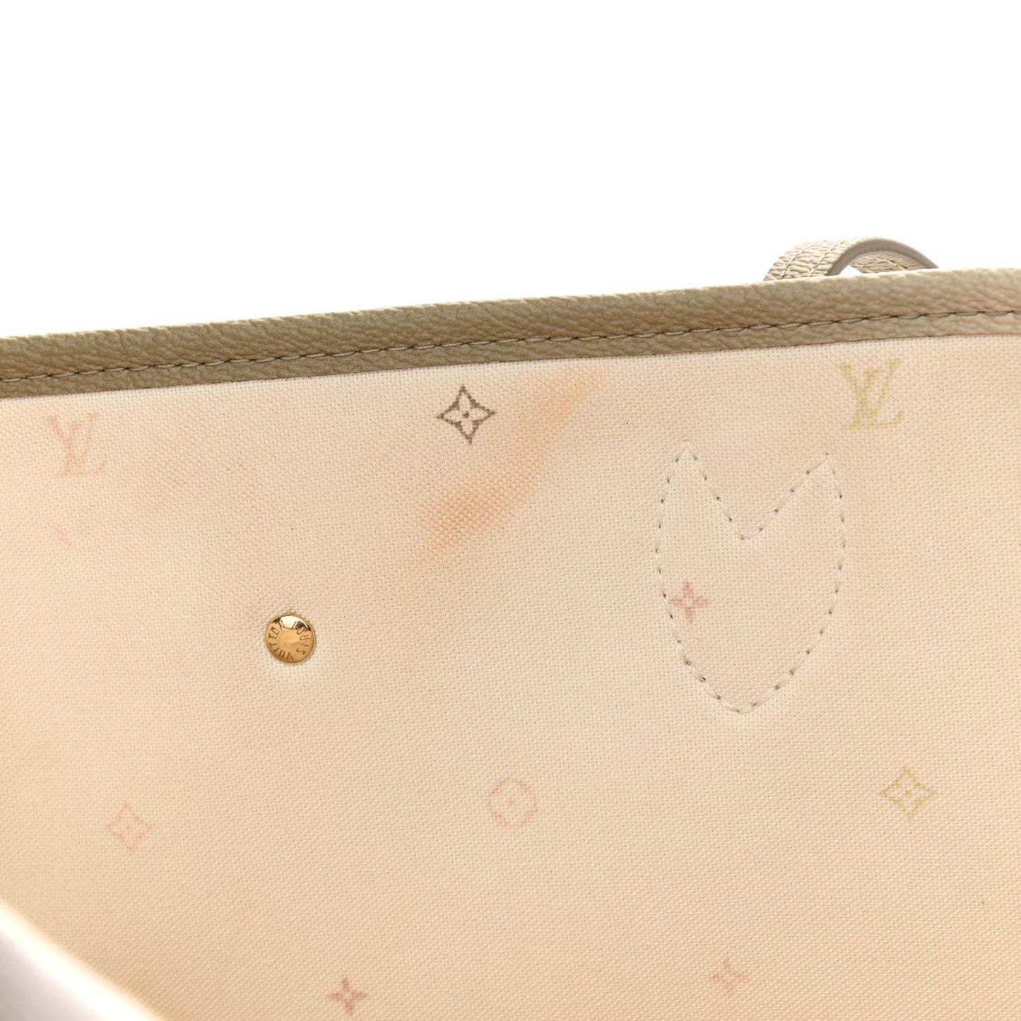 Monogram Giant Spring In The City Neverfull MM Sunset Kaki