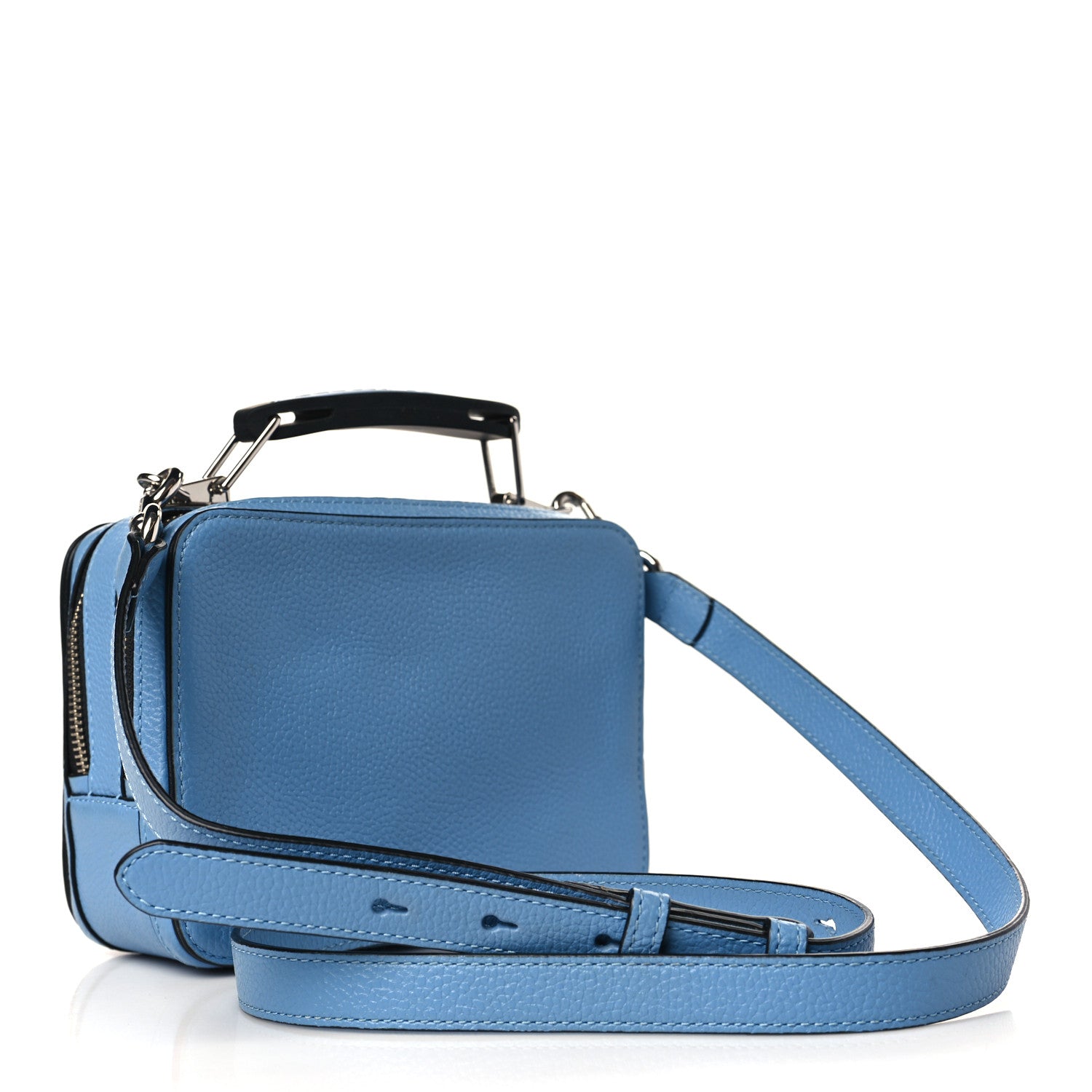 Marc Jacobs Calfskin The Box 20 Crossbody Aquaria Blue 2 of 9