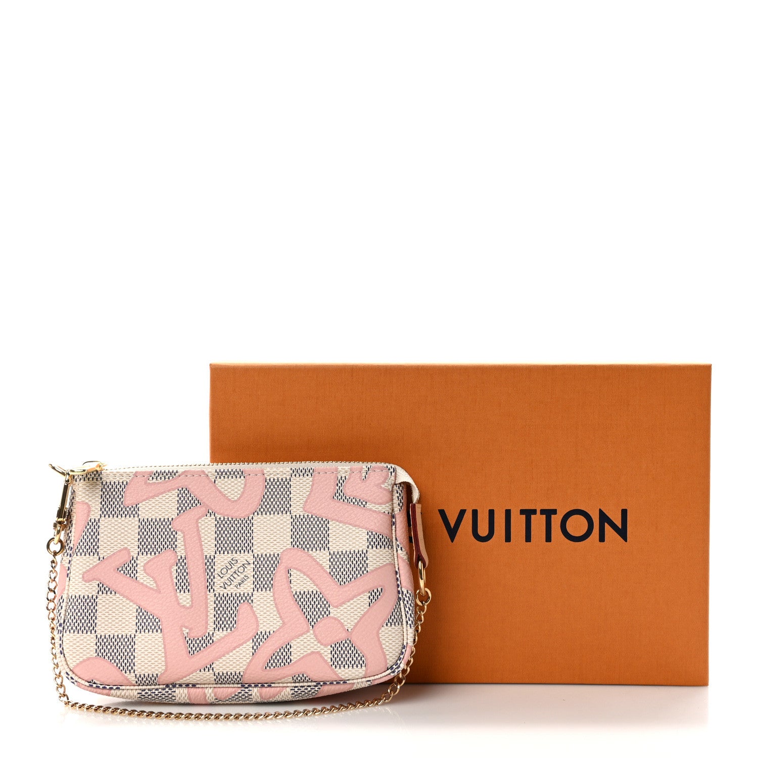 Louis Vuitton Damier Azur Tahitienne Mini Pochette Accessories 8 of 8