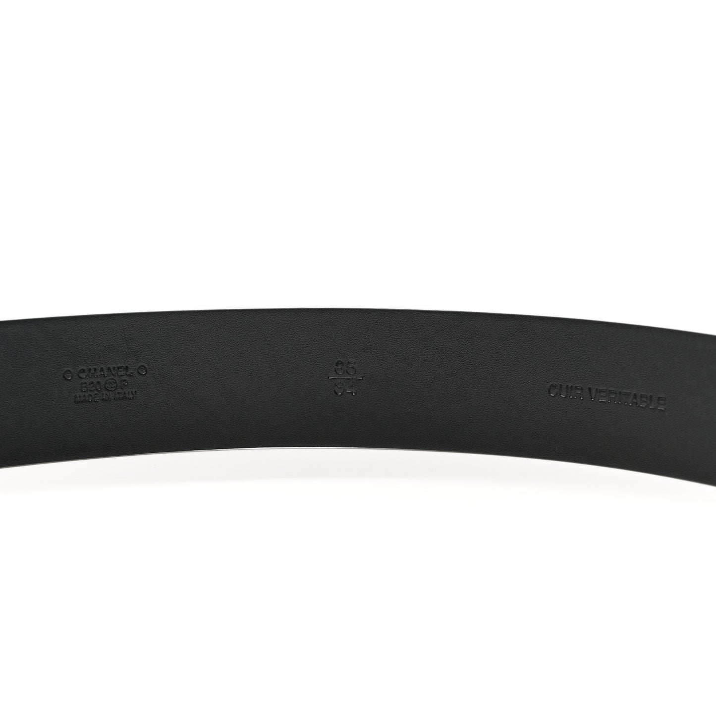 Caviar CC Logo Belt 85 34 Black