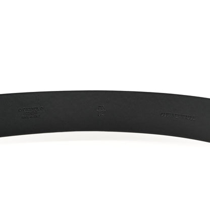 Chanel Caviar CC Logo Belt 85 34 Black 3 of 6