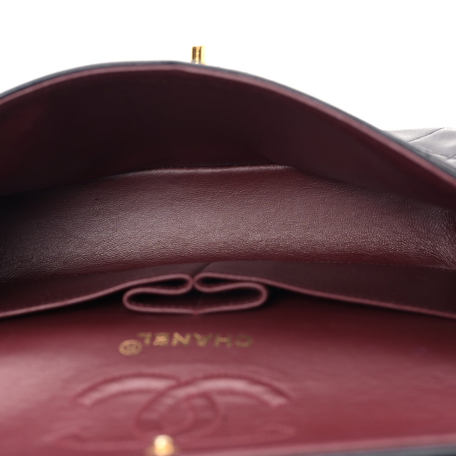 Chanel Lambskin Quilted Small Double Flap Black 5 of 10