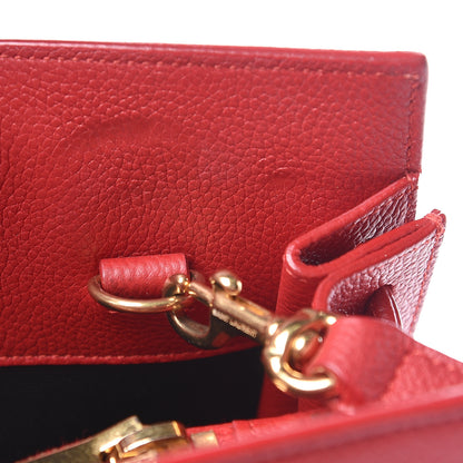 Saint Laurent Grained Calfskin Sac De Jour Lipstick Red 22 of 24