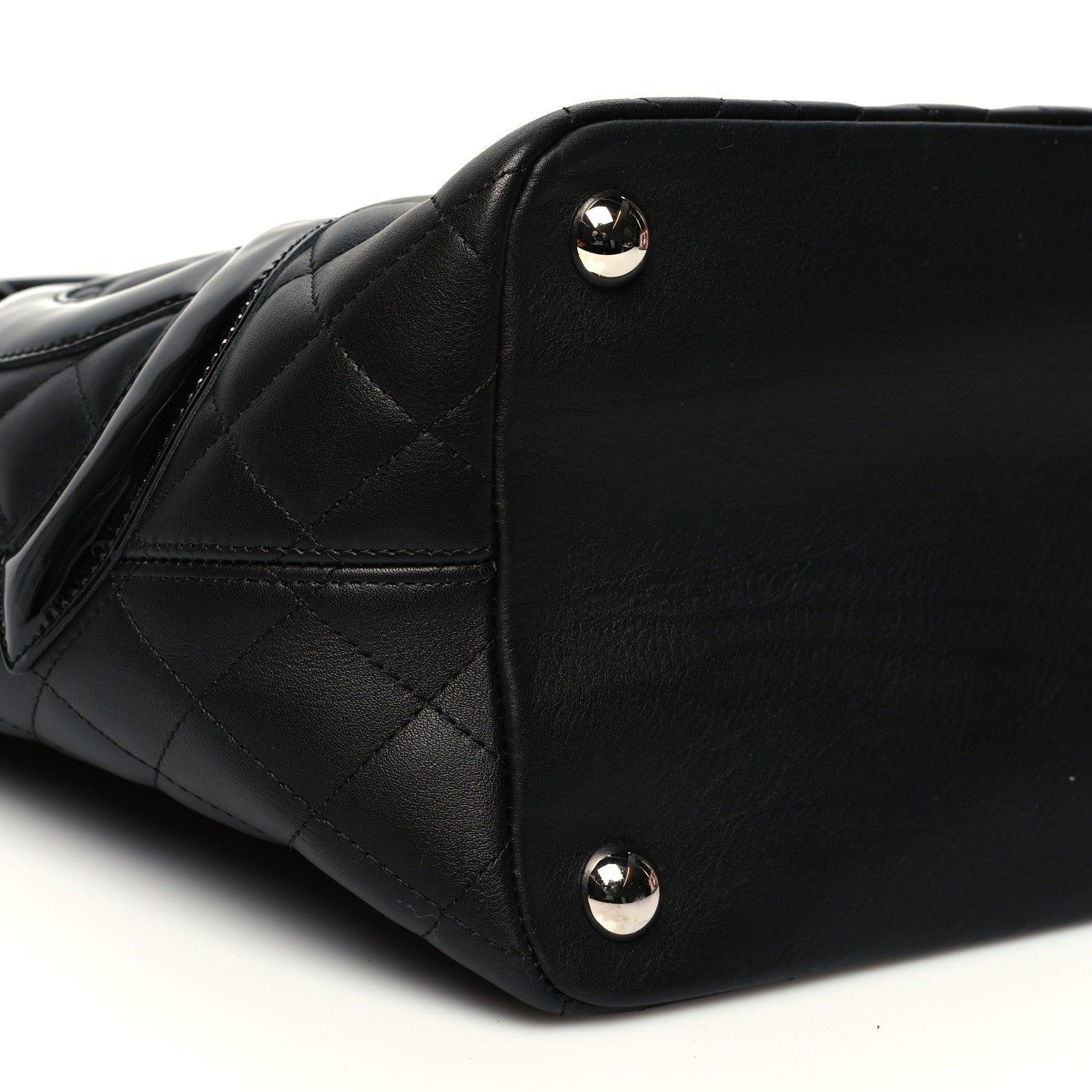 Chanel Calfskin Quilted Large Cambon Tote Black 9 of 11