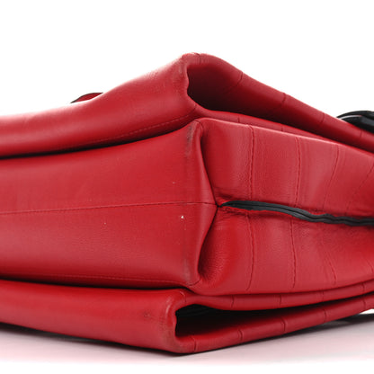 Valentino Garavani Calfskin Medium Vring Shoulder Bag Rouge 9 of 9