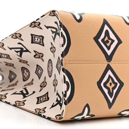 Louis Vuitton Monogram Giant Wild At Heart Onthego GM Arizona 8 of 9
