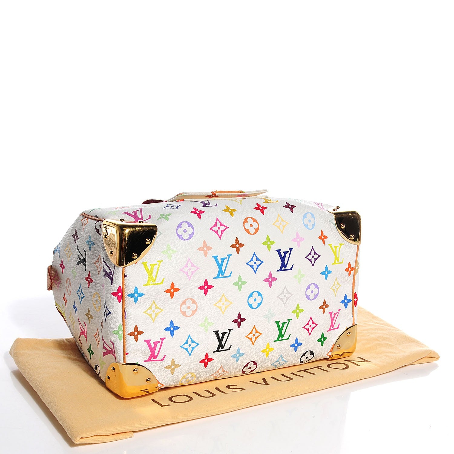Louis Vuitton Monogram Multicolor Speedy 30 White 4 of 7