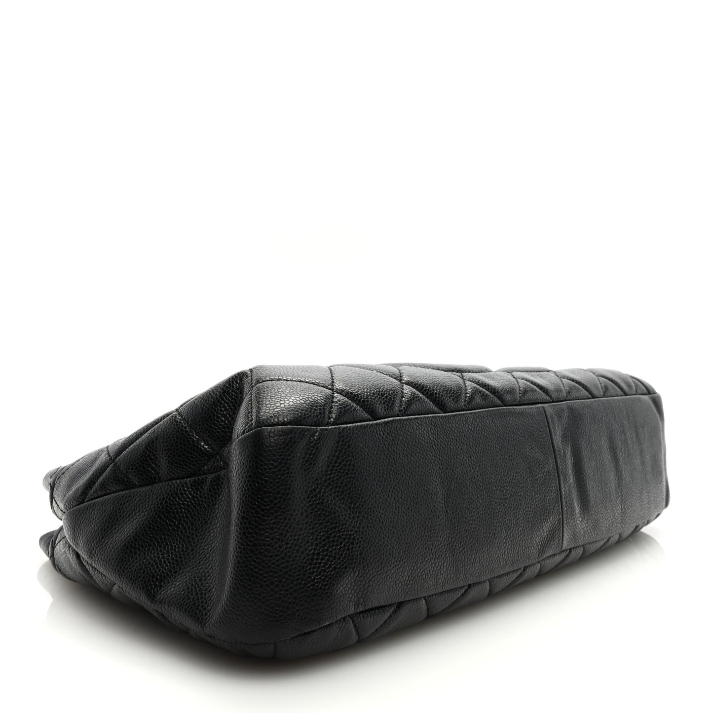 Caviar Quilted Timeless CC Soft Tote Black