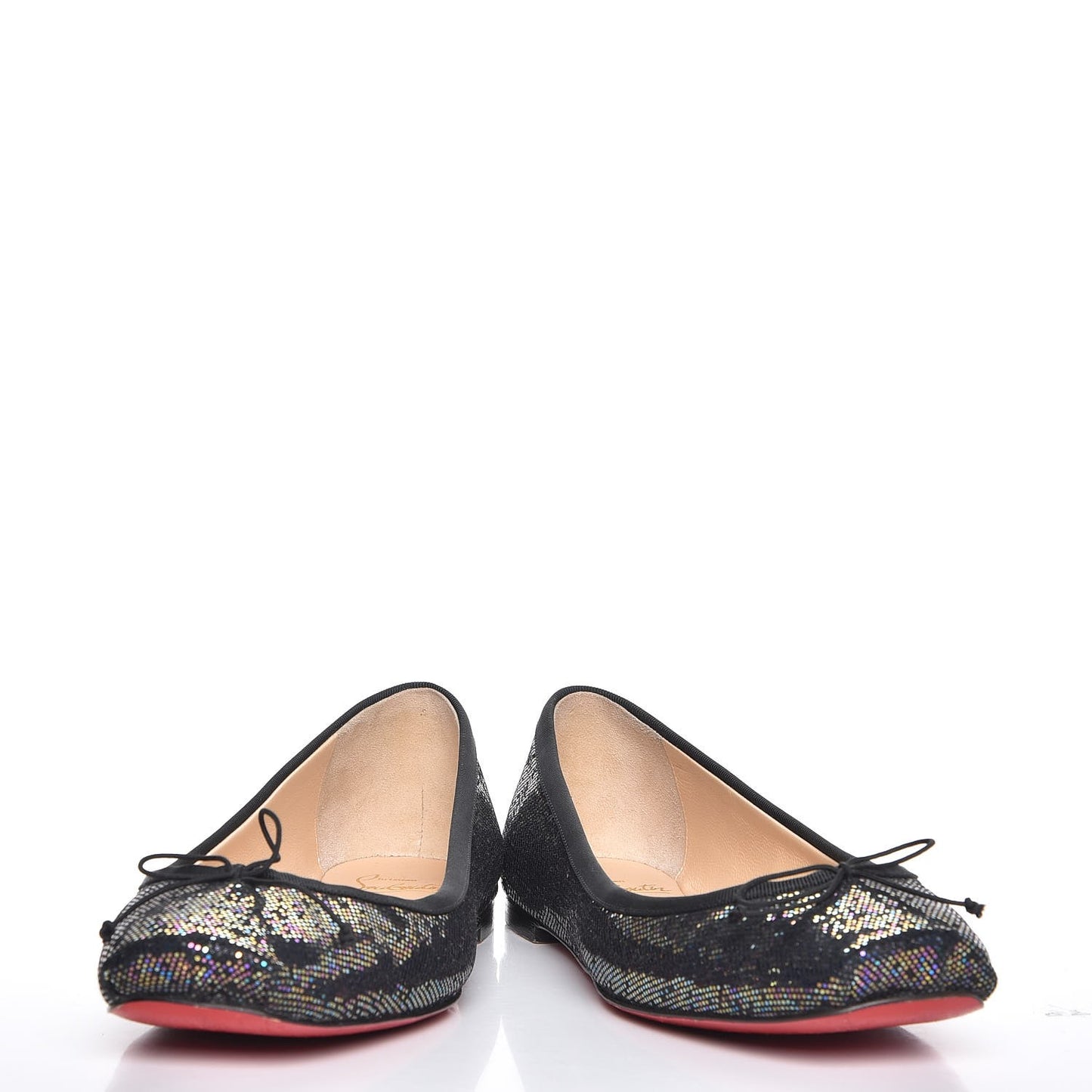 Glitter Spotlight Rosella Flats 38 Blue Khol Black