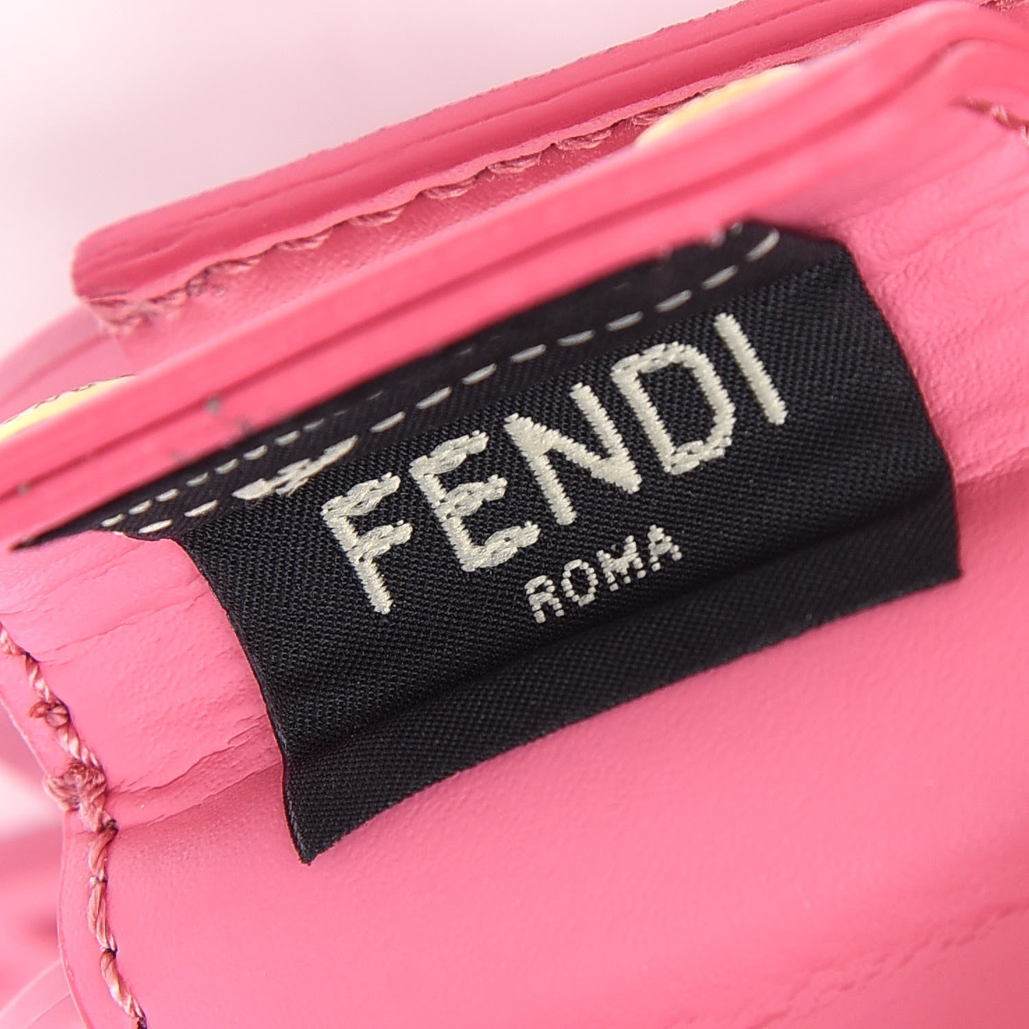 Fendi Recycled Plastic Vitello Liberty Matte Small Fendi Basket Rosa 6 of 10