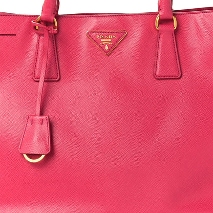 Prada Saffiano Lux Large Tote Peonia 10 of 12