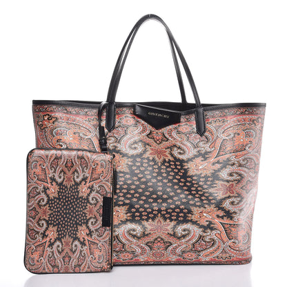 Givenchy Textured Coated Canvas Paisley Print Large Antigona Tote 3 of 8