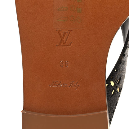 Louis Vuitton Monogram Sunny Flat Thong Sandals 36 Brown 7 of 10