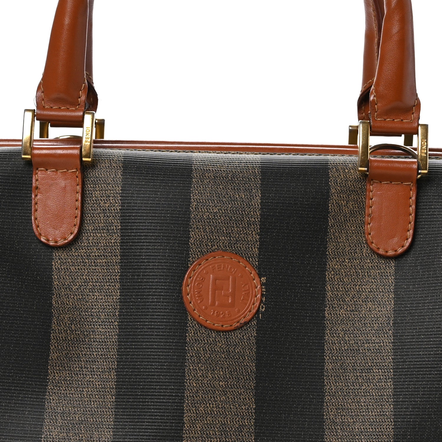 Fendi Pequin Spalmati Boston Cuoio 7 of 10
