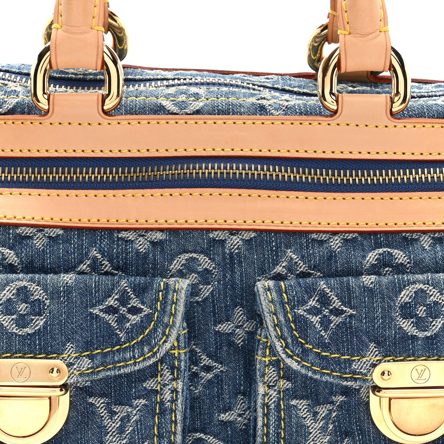 Monogram Denim Neo Speedy Blue