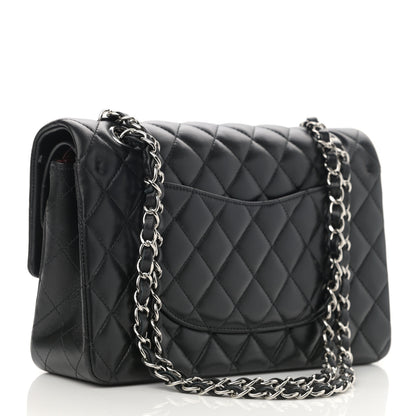 Chanel Lambskin Quilted Medium Double Flap Black 2 of 12