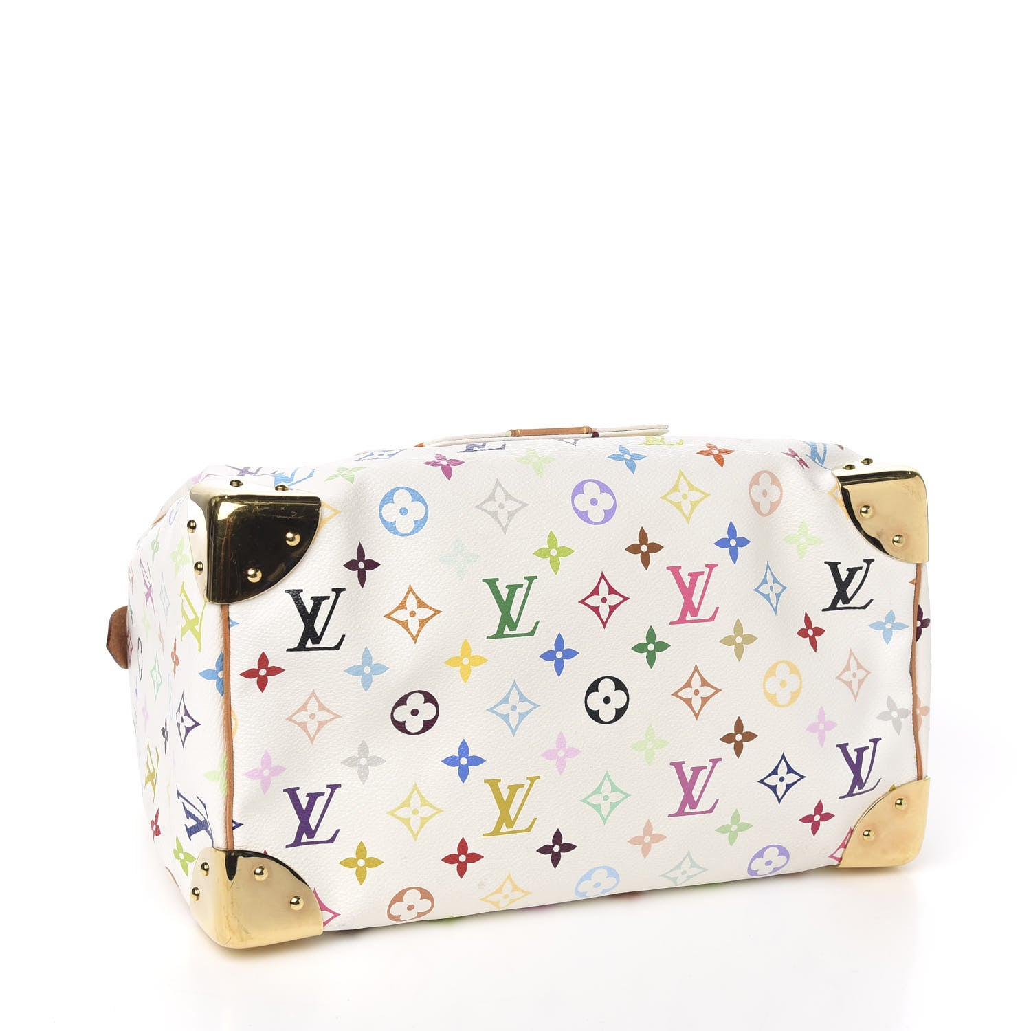 Louis Vuitton Monogram Multicolor Speedy 30 White 3 of 10