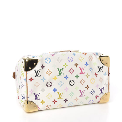 Louis Vuitton Monogram Multicolor Speedy 30 White 3 of 10