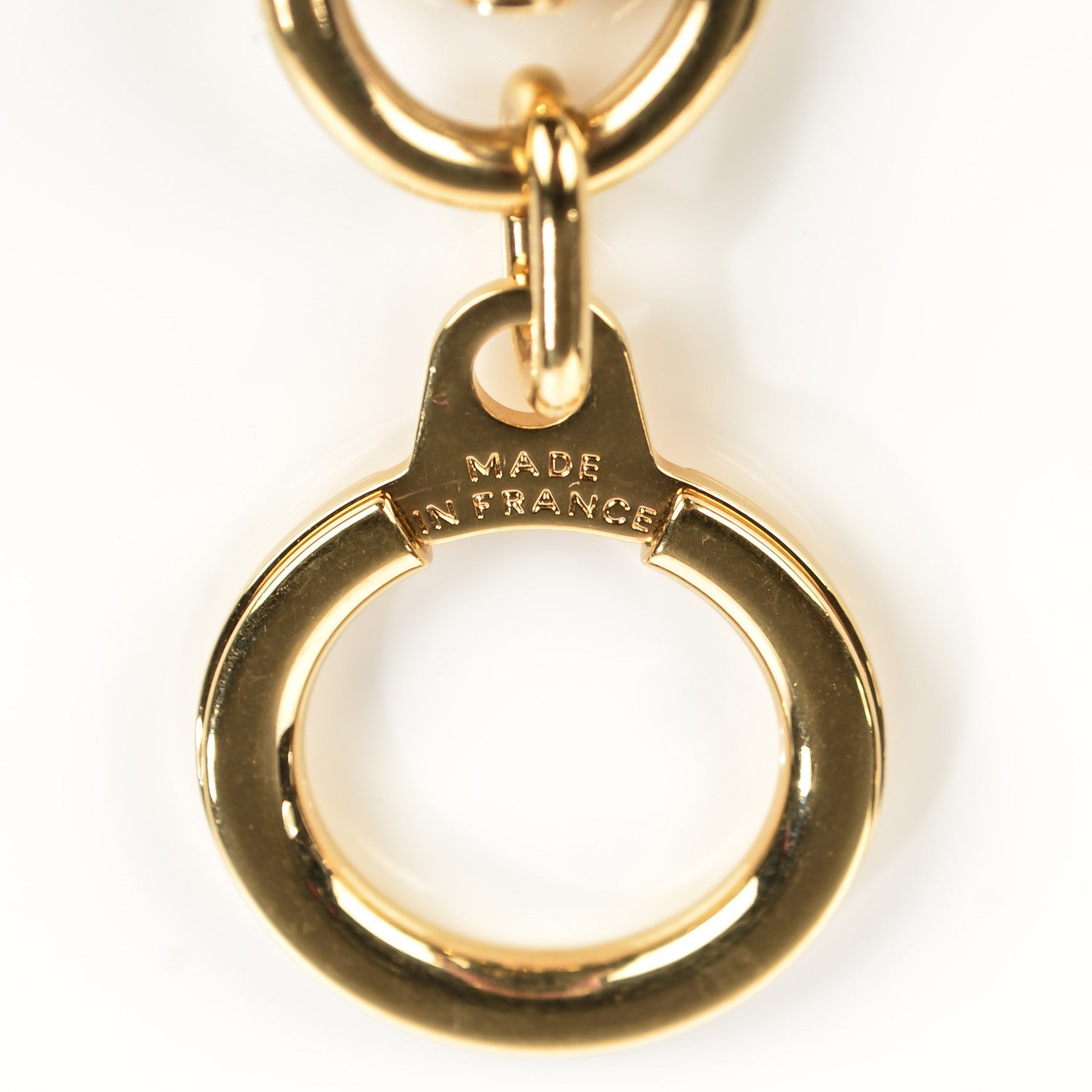 Louis Vuitton Pochette Extender Key Ring Gold 4 of 4