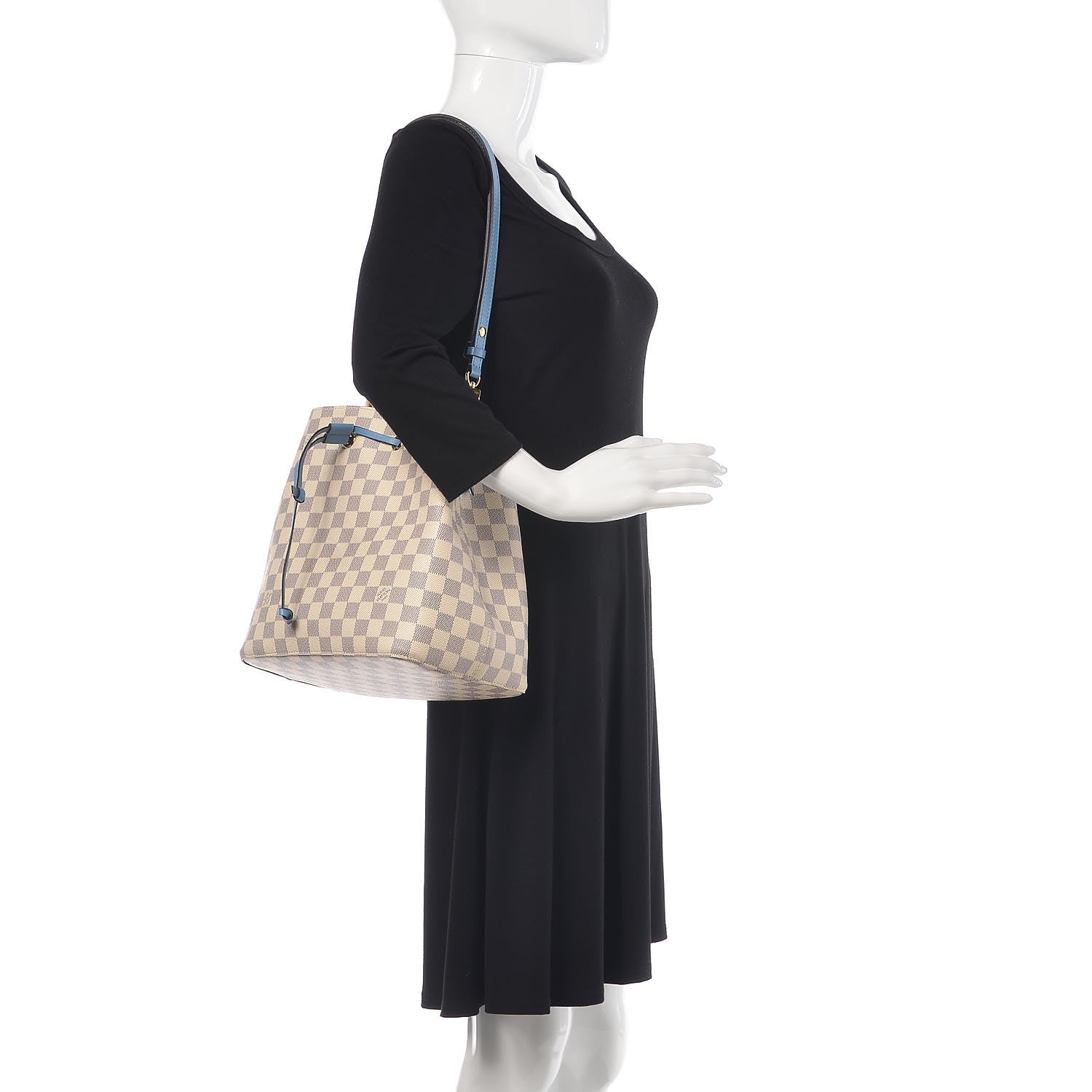 Louis Vuitton Damier Azur Neonoe MM Bleuet 2 of 8