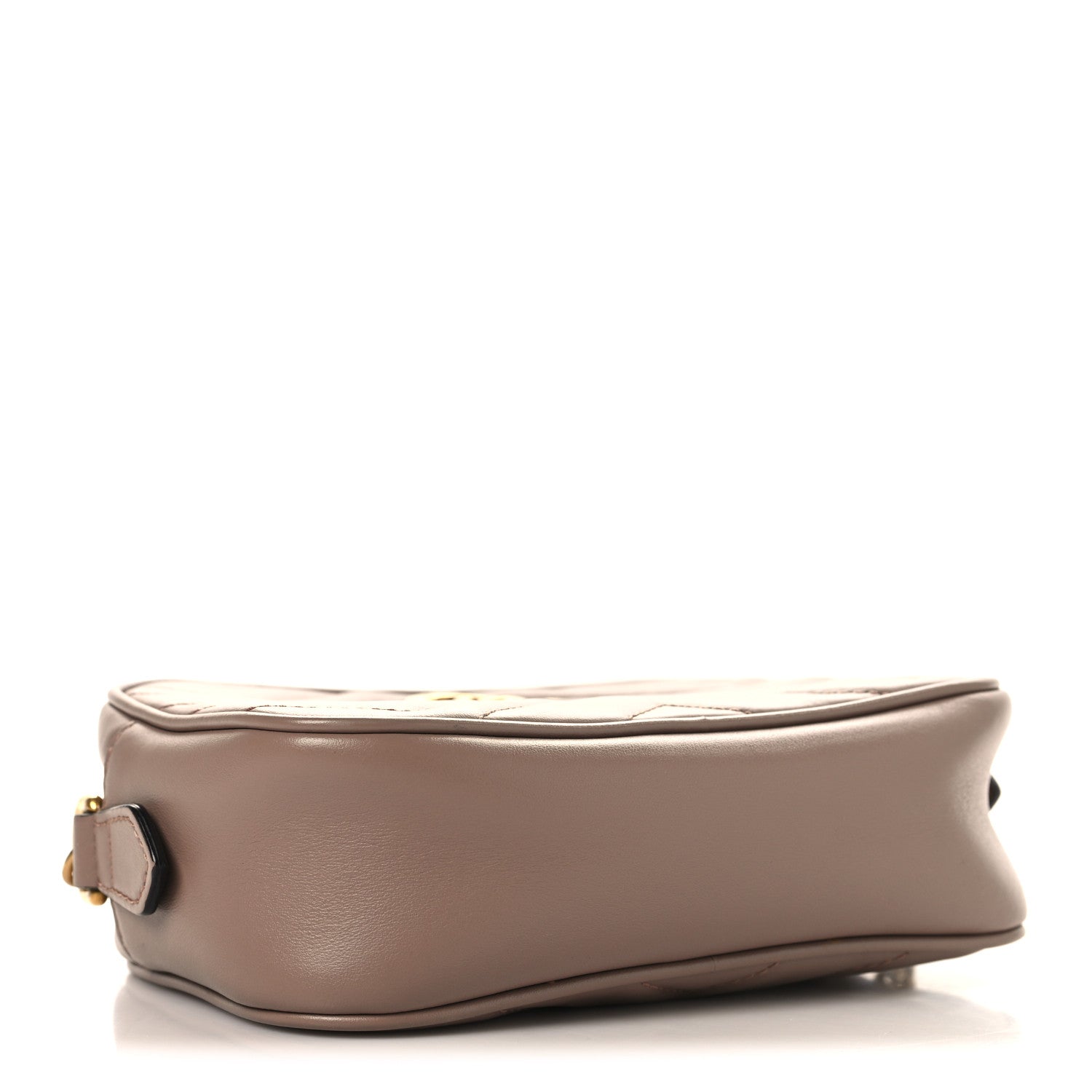 Gucci Calfskin Matelasse Mini GG Marmont Chain Shoulder Bag Porcelain Rose 3 of 9