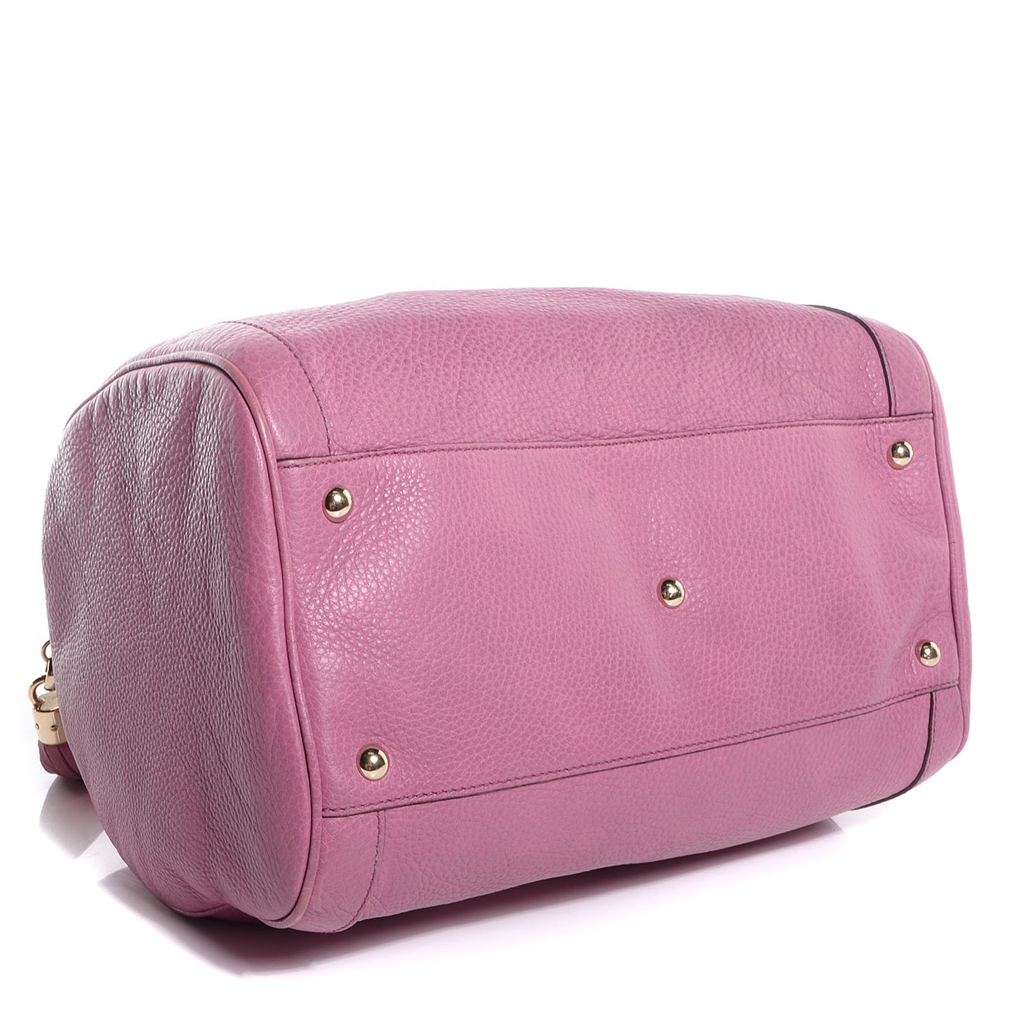 Pebbled Calfskin Medium Soho Boston Fresia Rose