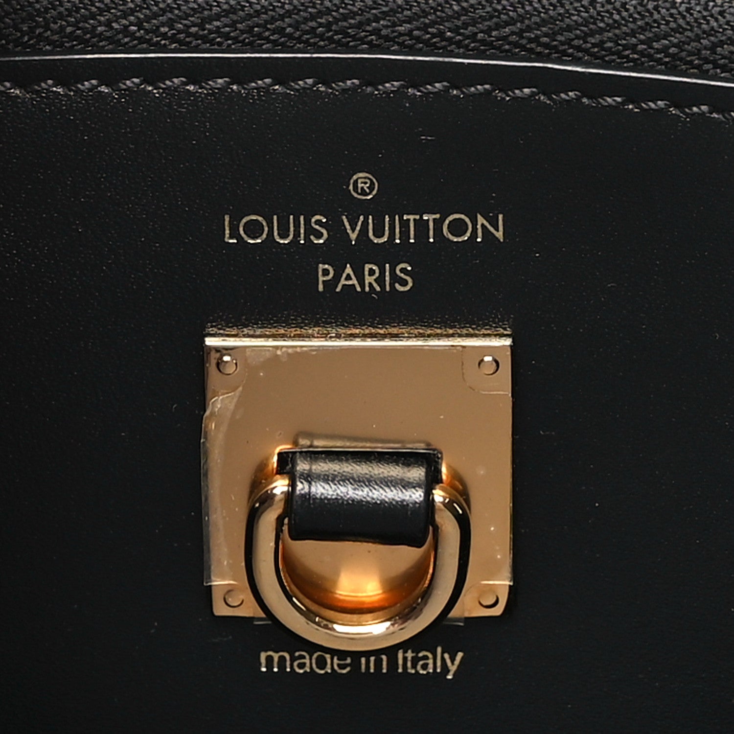 Louis Vuitton Calfskin Monogram Tape City Steamer MM Rouge Navy 6 of 8