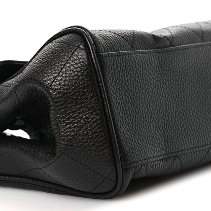 Chanel Grained Calfskin Stitched Urban Essentials Small Shopping Bag Black 9 of 10