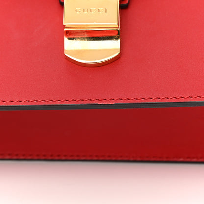 Gucci Calfskin Sylvie Top Handle Bag Hibiscus Red 19 of 20