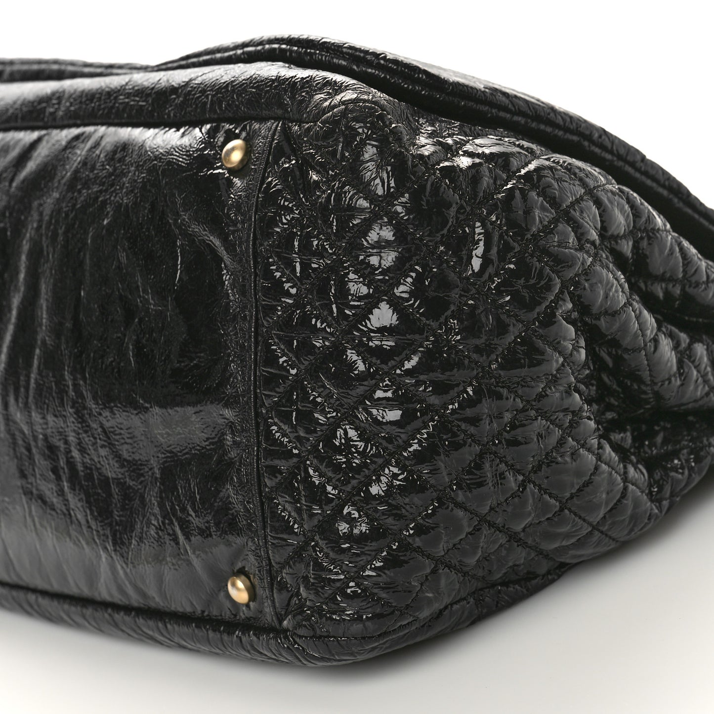 Vinyl XL Rock and Chain Flap Black