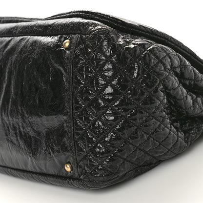 Chanel Vinyl XL Rock and Chain Flap Black 9 of 11