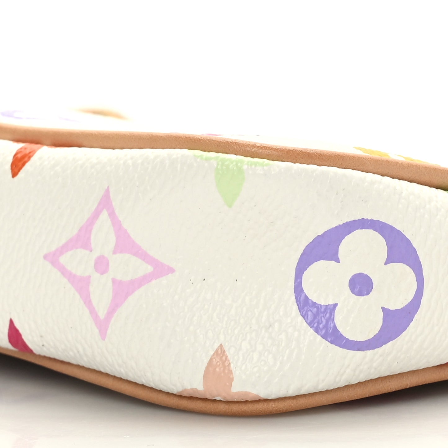 Monogram Multicolor Pochette Accessories White