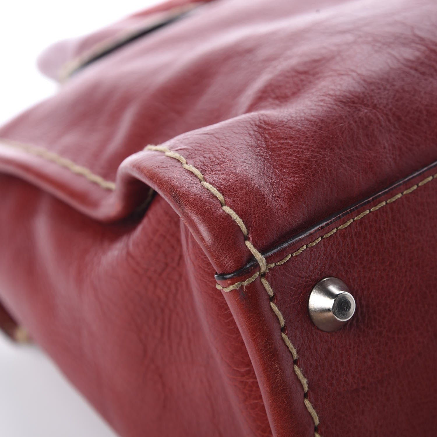 Chloe Calfskin Edith Satchel Whiskey 11 of 20