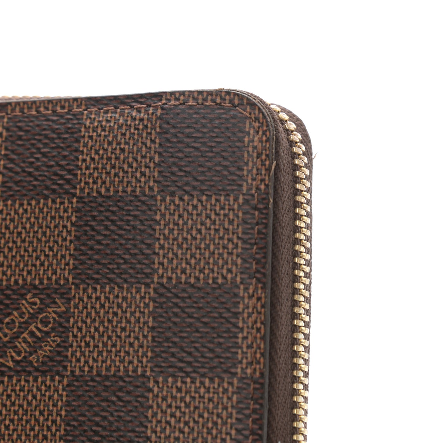 Damier Ebene Clemence Wallet Rose Ballerine