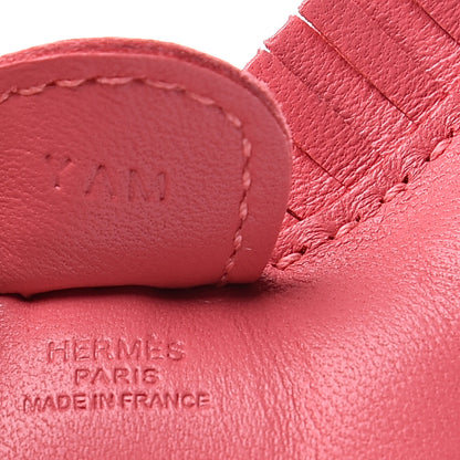 Hermes Milo Lambskin Grigri Rodeo Horse Bag Charm PM Rose Azalee 3 of 4