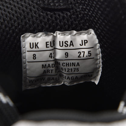 Balenciaga Mesh Nubuck Mens Triple S Sneakers 42 Black Argent 9 of 9