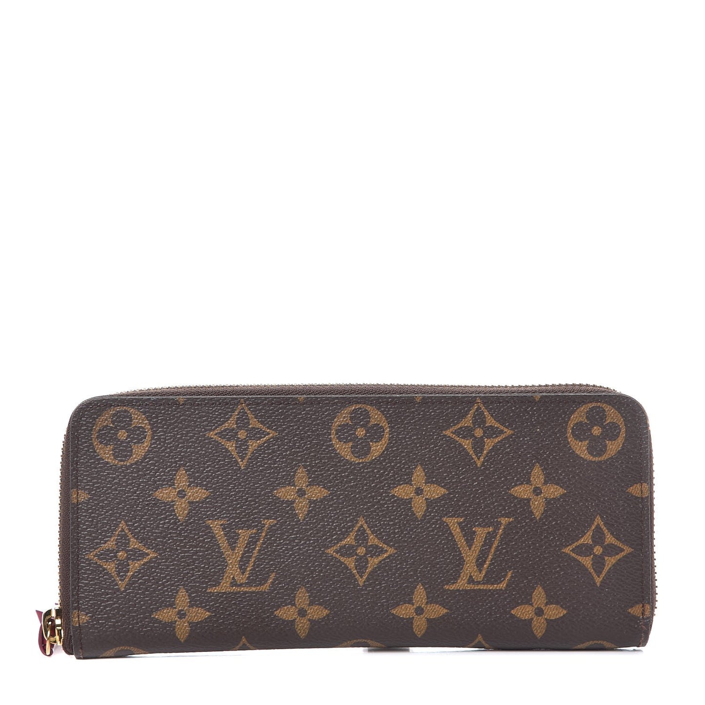 Monogram Clemence Wallet Fuchsia