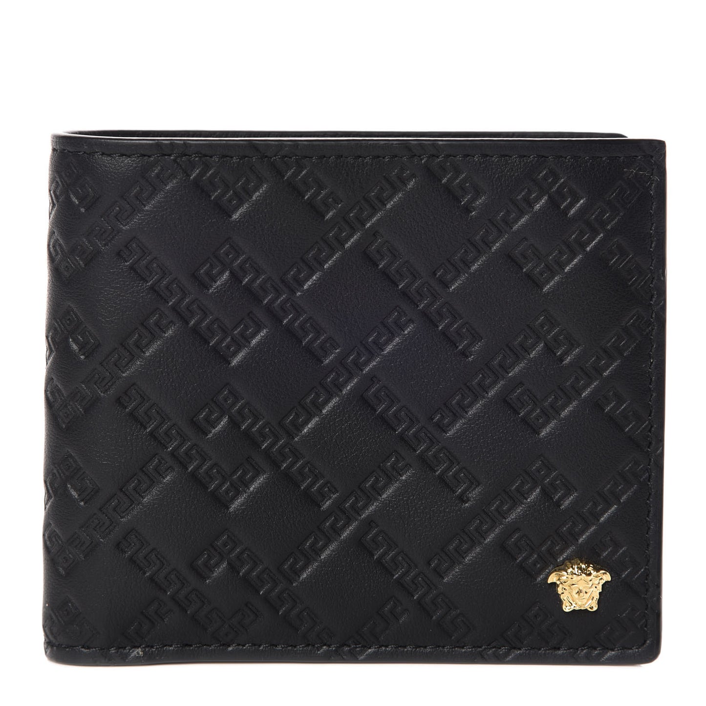 Nappa Logo Bi-Fold Wallet Black