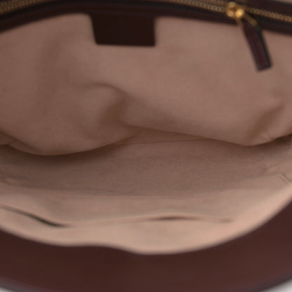 Gucci GG Monogram Calfskin Medium Arli Shoulder Bag Sahara Rubino Chardonnay 5 of 11