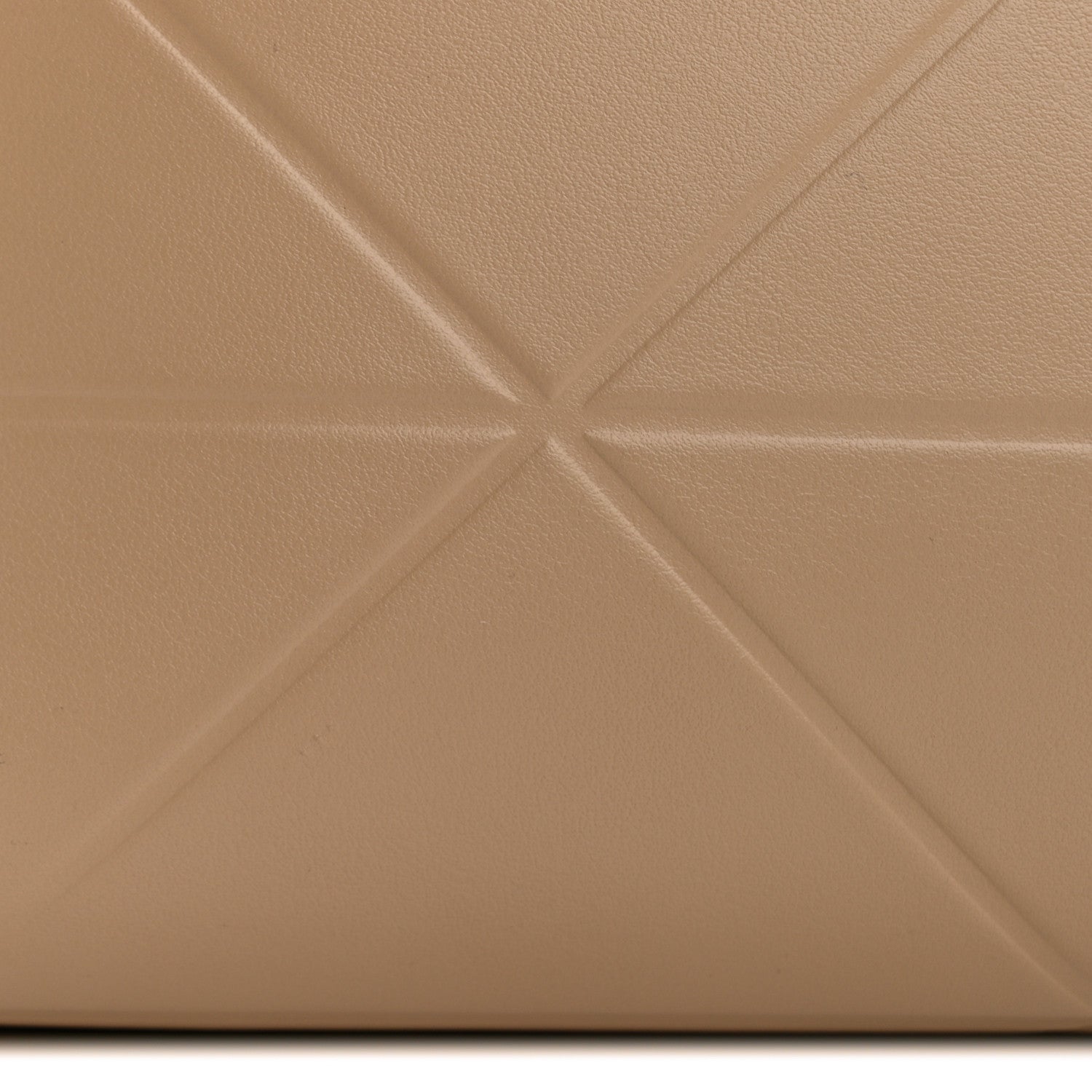 Prada Soft Calfskin Triangolo Symbole Embossed Mini Tote Sabbia 11 of 13